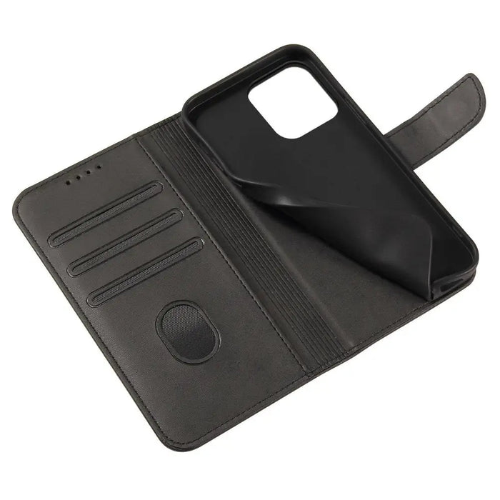 Magnet Case with Flip for Samsung Galaxy S25 Ultra - Black - Cell phone cases and covers<<<HurtelXML