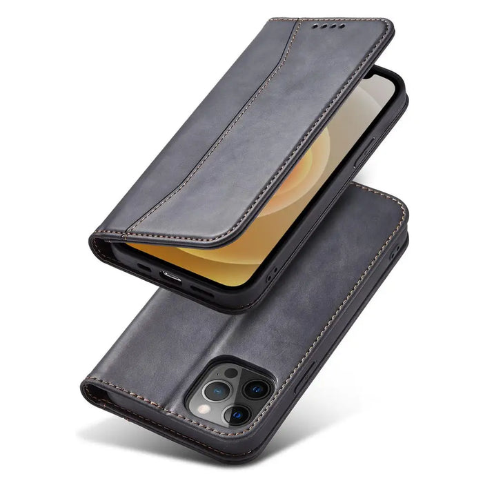 Magnet Fancy Case Case for iPhone 12 Pro Max Pouch Wallet Card Holder Black - Cell phone cases and covers<<<HurtelXML