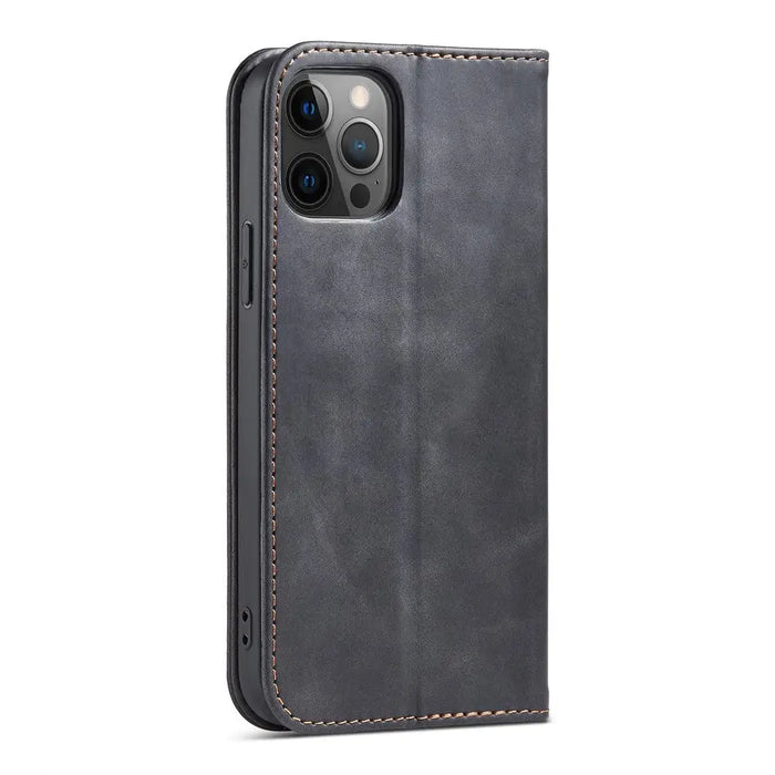 Magnet Fancy Case Case for iPhone 12 Pro Max Pouch Wallet Card Holder Black - Cell phone cases and covers<<<HurtelXML