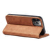 Magnet Fancy Case Case for iPhone 12 Pro Max Pouch Wallet Card Holder Brown - Cell phone cases and covers<<<HurtelXML