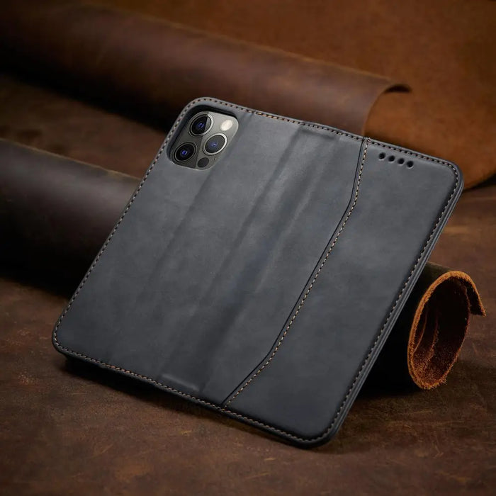 Magnet Fancy Case Case for iPhone 12 Pro Max Pouch Wallet Card Holder Black - Cell phone cases and covers<<<HurtelXML