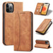 Magnet Fancy Case Case for iPhone 12 Pro Max Pouch Wallet Card Holder Brown - Cell phone cases and covers<<<HurtelXML