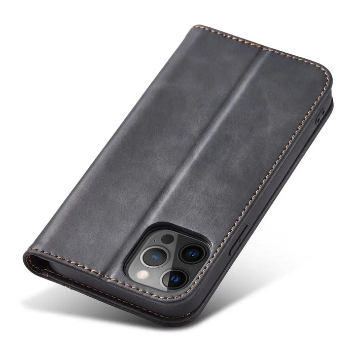 Magnet Fancy Case Case for iPhone 12 Pro Max Pouch Wallet Card Holder Black - Cell phone cases and covers<<<HurtelXML