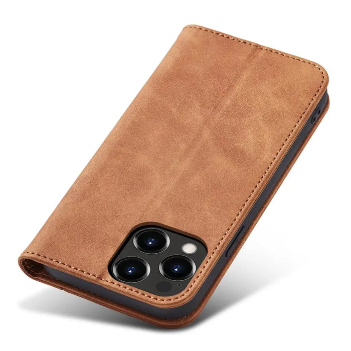 Magnet Fancy Case Case for iPhone 13 Pro Cover Card Wallet Card Stand Brown - Cell phone cases and covers<<<HurtelXML
