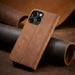 Magnet Fancy Case Case for iPhone 13 Pro Cover Card Wallet Card Stand Brown - Cell phone cases and covers<<<HurtelXML