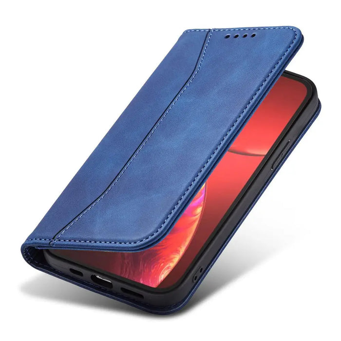 Magnet Fancy Case Case for iPhone 13 Pro Pouch Card Wallet Card Stand Blue - Cell phone cases and covers<<<HurtelXML