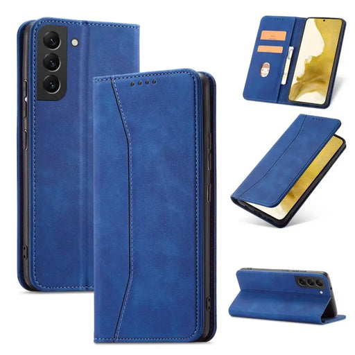 Magnet Fancy Case for Samsung Galaxy S23 flip cover wallet stand blue - Cell phone cases and covers<<<HurtelXML