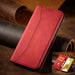 Magnet Fancy Case for Samsung Galaxy S23 Ultra Cover with Flip Stand Wallet Red - Cell phone cases