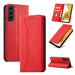 Magnet Fancy Case for Samsung Galaxy S23 Ultra Cover with Flip Stand Wallet Red - Cell phone cases