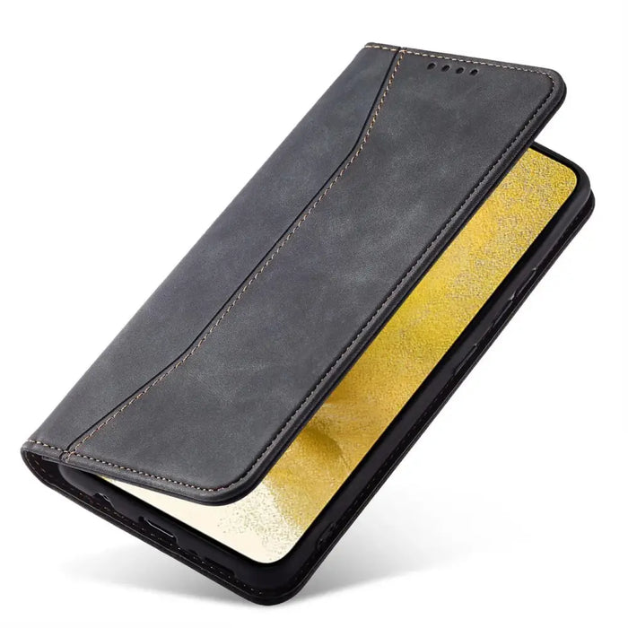 Magnet Fancy Case for Samsung Galaxy S23 Ultra flip cover wallet stand black - Cell phone cases and covers<<<HurtelXML