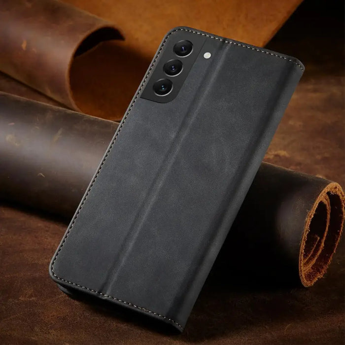 Magnet Fancy Case for Samsung Galaxy S23 Ultra flip cover wallet stand black - Cell phone cases and covers<<<HurtelXML