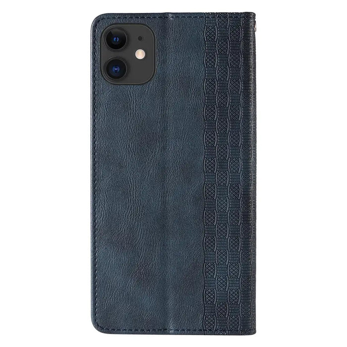 Magnet Strap Case for iPhone 12 Pouch Wallet + Mini Lanyard Pendant Blue - Cell phone cases and covers<<<HurtelXML