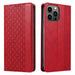 Magnet Strap Case Case for iPhone 13 Pro Pouch Wallet + Mini Lanyard Pendant Red - Cell phone cases
