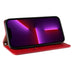 Magnet Strap Case for iPhone 14 Flip Wallet Mini Lanyard Stand red - Cell phone cases and covers<<<HurtelXML