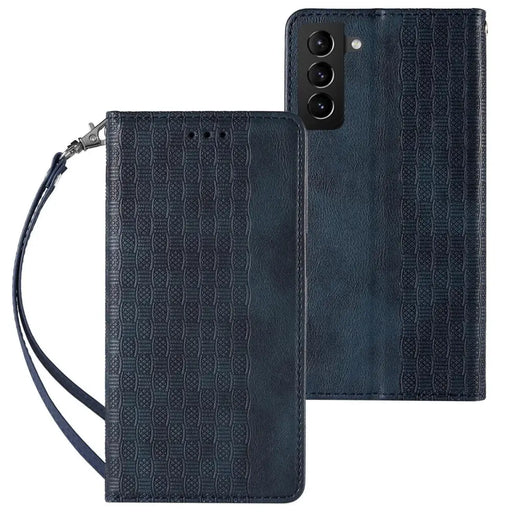 Magnet Strap Case Case For Samsung Galaxy A23 5G Flip Wallet Mini Lanyard Stand Blue - Cell phone cases