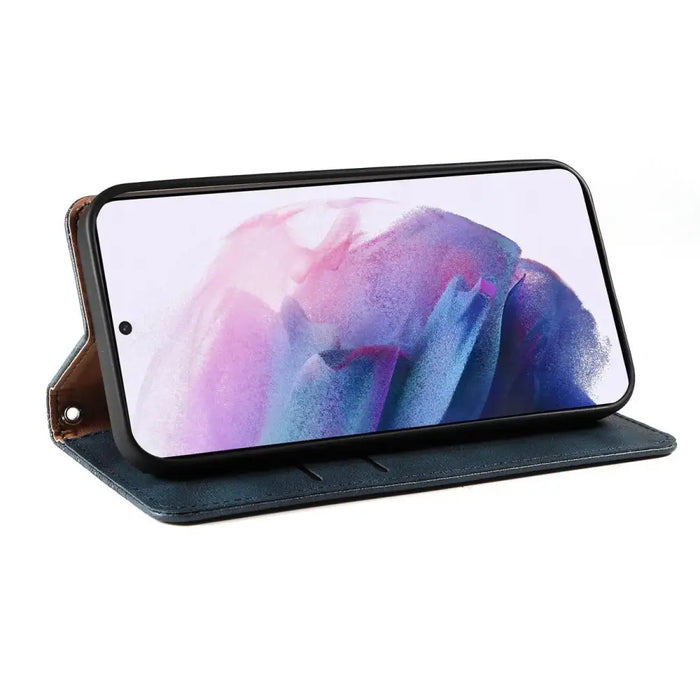 Magnet Strap Case Case For Samsung Galaxy A23 5G Flip Wallet Mini Lanyard Stand Blue - Cell phone cases