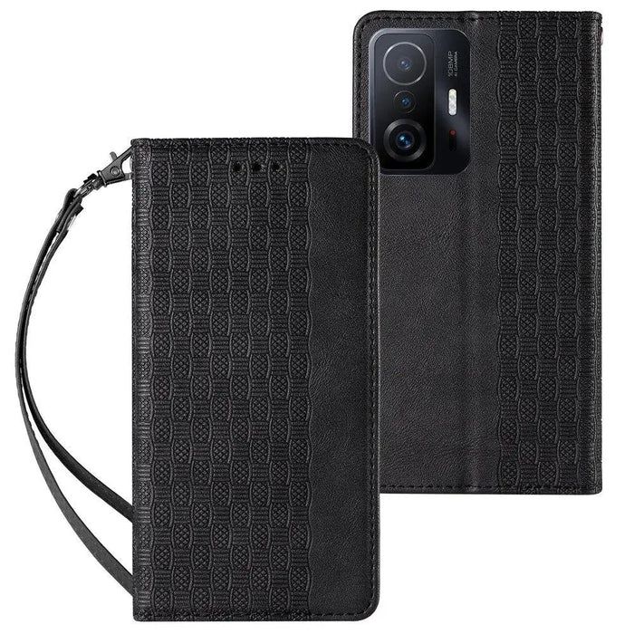 Magnet Strap Case Case for Samsung Galaxy A53 5G Pouch Wallet + Mini Lanyard Pendant Black - Cell phone cases