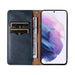 Magnet Strap Case Case for Samsung Galaxy S22 Ultra Pouch Wallet + Mini Lanyard Pendant Blue - Cell phone cases