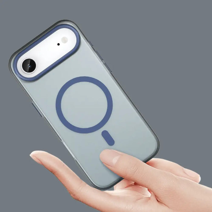 Magnetic Abrasive iPhone 17 Air Case Compatible with MagSafe - Matte Blue - Cell phone cases and covers<<<HurtelXML