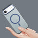 Magnetic Abrasive iPhone 17 Air Case Compatible with MagSafe - Matte Blue - Cell phone cases and covers<<<HurtelXML