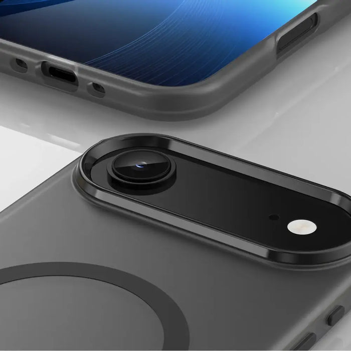 Magnetic Abrasive iPhone 17 Air Case Compatible with MagSafe - Matte Black - Cell phone cases and covers<<<HurtelXML