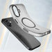 Magnetic Abrasive iPhone 17 Case Compatible with MagSafe - Matte Black - Cell phone cases and covers<<<HurtelXML