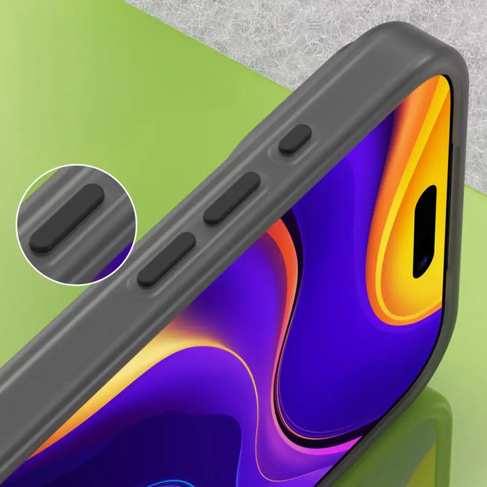 Magnetic Abrasive iPhone 17 Pro Case Compatible with MagSafe - Matte Black - Cell phone cases and covers<<<HurtelXML