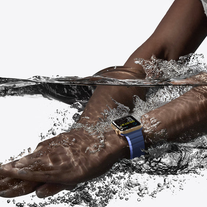 Magnetic Apple Watch SE 9 8 7 6 5 4 3 2 1 (41 40 38 mm) Dux Ducis Strap (LD Version) - blue - Cell phone cases