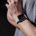 Magnetic Apple Watch SE 9 8 7 6 5 4 3 2 1 (41 40 38 mm) Dux Ducis Strap (LD Version) - gray-orange - Cell phone cases