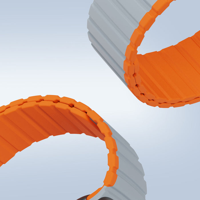 Magnetic Apple Watch SE 9 8 7 6 5 4 3 2 1 (41 40 38 mm) Dux Ducis Strap (LD Version) - gray-orange - Cell phone cases
