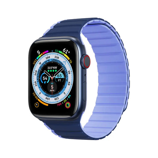 Magnetic Apple Watch Ultra SE 9 8 7 6 5 4 3 2 1 (49 45 44 42 mm) Dux Ducis Strap (LD Version) - Blue - Cell phone cases