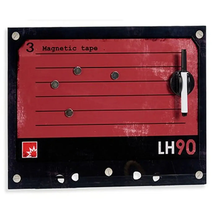 Magnetic Board with Marker Gift Decor Yellow Brown Red Green 40 x 30 cm 1 x 40 x 30 cm (4 Units) - Декорация и