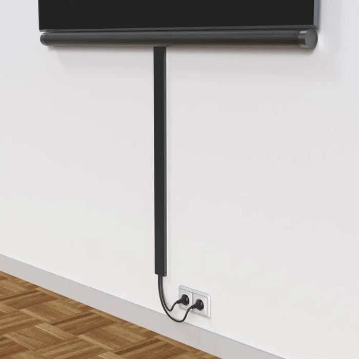 Magnetic cable duct HAMA 90 cm Wall mounting Black - Кабелни канали и шлаух спирали<<<Мрежово оборудване<<<ValiAPI