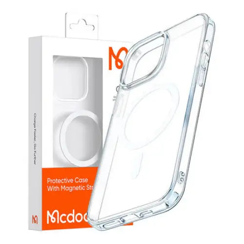 Magnetic case McDodo Crystal for iPhone 14 Pro Max (clear) - Protective cases for smartphones<<<Cases<<<GSM