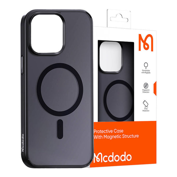 Magnetic case McDodo for iPhone 15 Pro Max (black) - Protective cases for smartphones<<<Cases<<<GSM