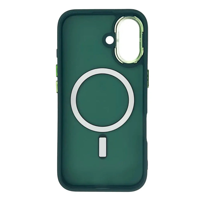 Magnetic Collection MagSafe iPhone 16 Case - Dark Green - Cell phone cases and covers<<<HurtelXML