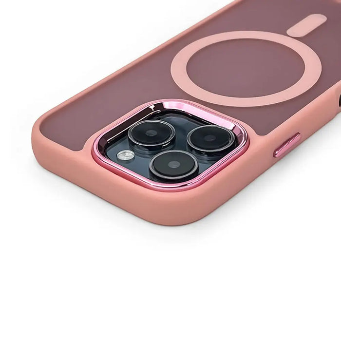 Magnetic Collection MagSafe iPhone 16 Pro Case - Pink - Cell phone cases and covers<<<HurtelXML