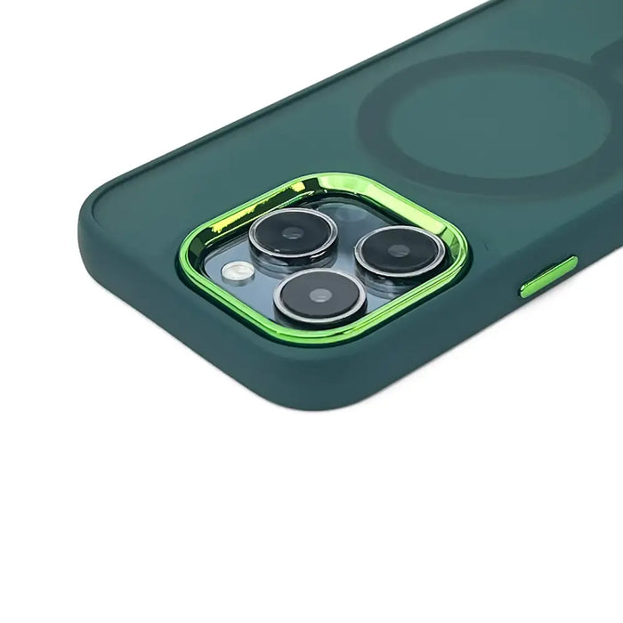 Magnetic Collection MagSafe iPhone 16 Pro Max Case - Dark Green - Cell phone cases and covers<<<HurtelXML