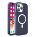 Magnetic Color Matte Case for iPhone 15 Plus - navy blue - Cell phone cases and covers<<<HurtelXML