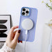 Magnetic Color Matte Case for iPhone 15 Pro Max - navy blue - Cell phone cases and covers<<<HurtelXML