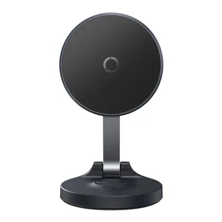 Magnetic Desktop Phone Stand Baseus MagPro self-adhesive (black) - Straps mounts