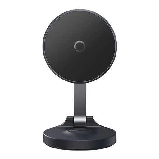 Magnetic Desktop Phone Stand Baseus MagPro self-adhesive (black) - Straps mounts