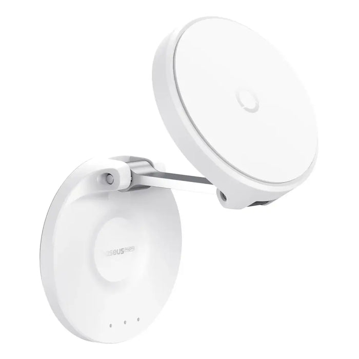 Magnetic Desktop Phone Stand Baseus MagPro self-adhesive (white) - Straps mounts