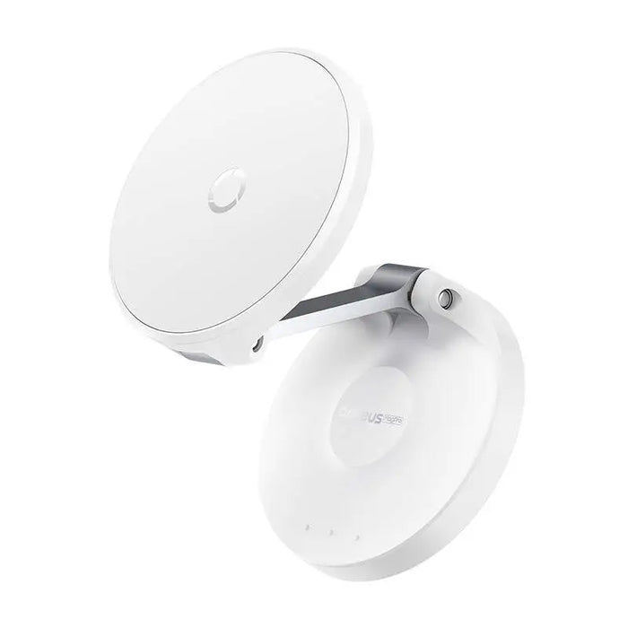 Magnetic Desktop Phone Stand Baseus MagPro self-adhesive (white) - Straps mounts