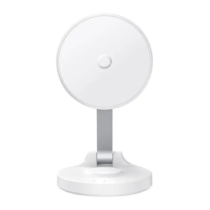 Magnetic Desktop Phone Stand Baseus MagPro self-adhesive (white) - Straps mounts