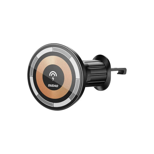 Magnetic holder with MagSafe inductive charger for cockpit/air vent 15W Dudao F12MAX+ - black - Cell phone