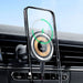 Magnetic holder with MagSafe inductive charger for cockpit/air vent 15W Dudao F12MAX+ - black - Cell phone