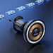Magnetic holder with MagSafe inductive charger for cockpit/air vent 15W Dudao F12MAX+ - black - Cell phone