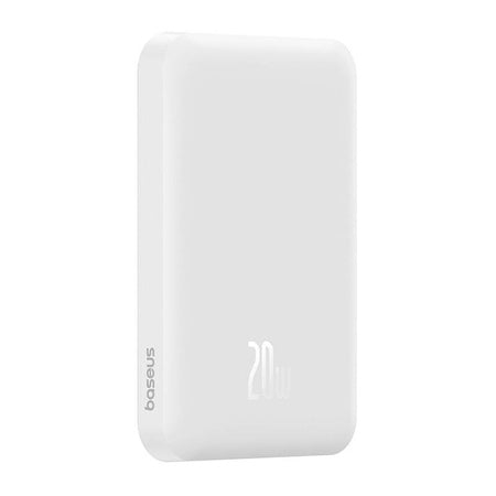 Magnetic Mini Powerbank Baseus 5000mAh USB-C 20W (white)