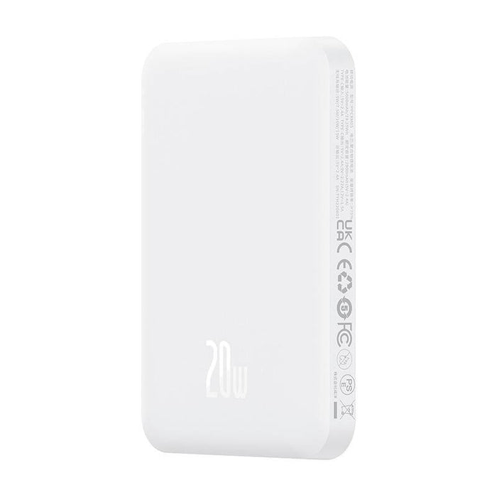 Magnetic Mini Powerbank Baseus 5000mAh USB-C 20W (white)